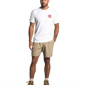 The North Face Men Casual Shorts Class V Pull-On  Trunks Twill Beige M Relaxed